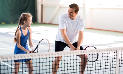 Lej en tennisbane Pay & Play Tennis - Lej en tennisbane i Strib